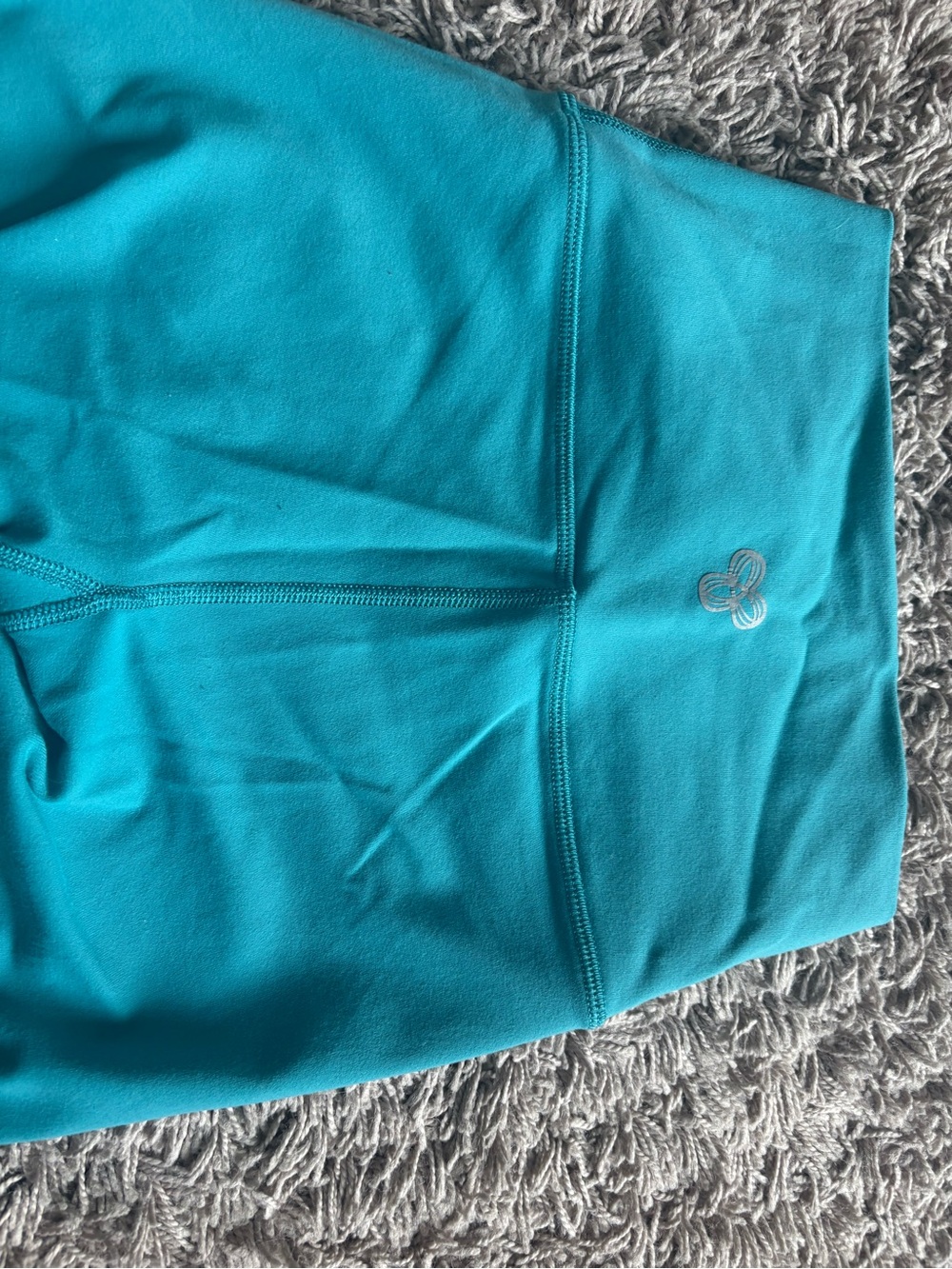 TNA Aqua Teal High-Waist Leggings - Picture 3 of 4
